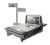 Datalogic_Scanning Magellan 8400 Sapphire Glass Long Scanner/Dual Display Scale - Black/Silver (RS232 Compatible)