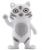 Bone_Collection 4GB Tiger Flash Drive - Dust Proof, Washable Silicone Coat, Coat Changeable, USB2.0 - White