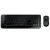 Microsoft Wireless Desktop 800 - 2.4GHz Wireless, 1000dpi, Snap-in Transceiver, Comfort Hand-Size - Black