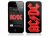 Magic_Brands Music Skins - AC/DC Logo - To Suit iPhone 4 - Black/Red