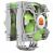 ThermalTake Jing CPU Cooler - Intel S775/LGA1156/LGA1366, AMD AM3/AM2/AM2+, 2x120mm Fan, 1300rpm, 42CFM, 16dBA