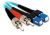 Comsol Multimode Duplex Fiber Patch Cable 50/125mm, ST-SC - 1M