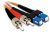 Comsol Multimode Duplex Fiber Patch Cable 62.5/125mm, ST-SC - 15M