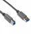 LaCie USB3.0 A-Male to B-Male - Grey - 1.2M