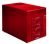Lian_Li PC-V354R HTPC Case - NO PSU, Red2xUSB3.0, 1x SD Card Reader, 1xHD Audio, 2x120mm Blue LED Fan, Aluminum, mATX