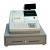 Sam4s ER390MB Cash Register - 90 Key Keyboard, Drop in Paper Loading, Interrupt Cashier Lay-away, Thermal Printer - Black