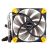 Antec TrueQuiet 120 Fan - 120x120x25mm, 2-Speed Switch, 1000rpm, 35.8CFM, 19.9dBA - Black Layer/Light Black Blades