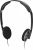 Sennheiser MM 60 Nokia Headset - Grey/BlackHigh Quality, Integrated In-line Microphone, Easy-2-GO, Foldable Design, Ideal for travel, Lightweight, Comfort Wearing