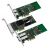 Intel E1G44ET2 Gigabit Network Adapter - 4-Port 10/100/1000 Ethernet, Low Profile - PCI-Ex1 v2.0