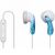 Sony DRE10IPL Earphone - To Suit iPod/iPhone - With In-line Remote + Microphone - Blue