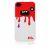 Case-Mate Monsta Case - iPhone 4 Cover - White/Red