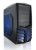 Azza Toledo 301 Midi-Tower Case - No PSU, Black2xUSB2.0, 1xAudio, 1x250mm Blue-LED Fan, 1x120mm Blue-LED Fan, 1x120mm Fan, ATX