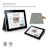 Macally Protective Suede Case and Stand - To Suit iPad - GreyiPad Accessory Clearance
