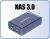 Addonics NAS30U2 NAS Adapter - Convert Any USB2.0 HDD into Network Attached Storage, 2xUSB-A(1xRead, 1xRead/Write), 10/100Mbps ConnectionNTFS/FAT File System Support