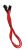 BitFenix Power Cable - 1x3-Pin Fan(Male) to 1x3-Pin Fan(Female) - 30cm, Red