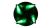 BitFenix Spectre Fan - 200x200x20mm, Fluid Dynamic Bearing, 700rpm, 65CFM, 19dBA - Black Tinted Transparent & Green LED Light