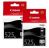 Canon PGI525BK-TWIN Ink Cartridge Twin Pack - Black - For Canon MG5150/MG5250/MX885/MG6150/MG8150 Printers