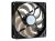 CoolerMaster Transparent Fan - 120x120x25mm, Rifle Bearing, 2000rpm, 69CFM, 19dBA - Black/Transparent