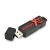 Patriot 8GB XPorter Boost Flash Drive - Up to 200X, Cap Connector, USB2.0 - Black/Red