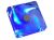 CoolerMaster Silent Fan - 140x140x25mm, Sleeve Bearing, 1000rpm, 60.9CFM, 16dBA - Blue LED