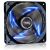 Enermax T.B. Silent LED Series Fan - 120x120x25mm, Twister Bearing, 1200pm, 53.01CFM, 14dBA - Black with Blue LED