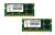 G.Skill 8GB (2x 4GB) PC3-10666 1333MHz DDR3 SODIMM RAM - 9-9-9-24 - SQ Series