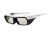 Sony 3D Rechargeable Active Shutter Glasses - With Durable, Lightweight Design, Small Sized and Stylish, Cuts Out Ambient Room Light For Full 3D Effects - White