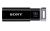 Sony 16GB Micro Vault Click Flash Drive - Retractable Click-Style Design, Windows 7 & Mac OS Compatible, Readyboost, USB2.0 - Black