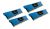 Corsair 16GB (4 x 4GB) PC3-12800 1600MHz DDR3 RAM - 9-9-9-24 - Low Profile, Blue, Vengeance Series