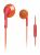 Philips SHE2675OP In-Ear Headset - Orange/PinkHigh Quality, Twin Vents Balance The High Sounds And Bass Tones, Neodymium Magnet, Integrated Microphone And Call Button, Comfort Wearing