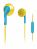 Philips SHE2675YB In-Ear Headset - Yellow/BlueHigh Quality, Twin Vents Balance The High Sounds And Bass Tones, Neodymium Magnet, Integrated Microphone And Call Button, Comfort Wearing