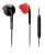 Philips SHQ1017 Sports In-ear Headset - Black/RedHigh Quality, With iPhone Remote Control And Microphone, Waterproof Microphone And Music Control, Comfort Wearing