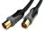 Comsol TV Antenna Cable - Male to Male - 1M