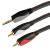 Crest Stereo Audio 3.5mm to 2x RCA Plug - 3.0M