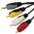 Crest Digital Video Camera Cable - To 3x RCA Cable - 1.5M
