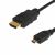 Laser HDMI Cable v1.4 - Gold 1080p Mini-D - 1.5M