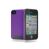 Cygnett Apollo Hybrid Case - To Suit iPhone 4/4S - Purple/Grey