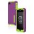 Incipio Silicrylic Hard Shell Case with Silicone Core - To Suit iPhone 4/4S - Green/Purple