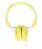 Laser Headphones Stereo Kids Friendly Colourful - Yellow