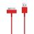 Amaze 30-Pin Apple Connector To USB Cable - Red
