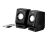 Gigabyte GP-S2000 2.0 Channel USB Power Stereo Speaker - Black High Quality Sound Performance, Standard 3.5mm Audio Input, Power & Volume Control, Plug and Play, Compact Size