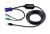 Altusen Adapter Cable (PS/2) - 1xRJ45, 2xPS/2 Male, 1xHDB-15 Male - For KH15xxA, KH25xxA, KL15xxA Series - 4.5M