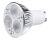 LEDware Dimmable LED Spot Light GU10 Replacement Bulb - 240V, 6W (3x2W), 330Lm - Warm White SAA