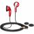 Sennheiser MX 365 Earphones - RedHigh Quality Sound, Powerful Bass-Driven Stereo Sound, 1.2M Symmetric Cable With 3.5mm Angled Plug, Comfort Wearing