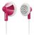 Philips SHE2100PK/28 In-Ear Headphones - PinkHigh Quality Sound, Neodymium Magnet Enhances Bass Performance & Sensitivity, Bass Beat Vents, 15mm Speaker Driver Optimizes Wearing Comfort