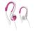 Philips SHS4848/28 Earhook Headphones - PinkHigh Quality Sound, 13.5mm Speaker Driver, Bass Beats Vents Allow Air Movement For Better Sound, Air Cushioned Caps, Superb Comfort Wearing