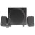 Crest CRITMSC13 2.1 PC Speaker System with Wired Remote Control - BlackHigh Quality Sound, Separate Subwoofer For Powerful Bass, Ergonomically Designed Speakers, 5W Sub + 25W Each Satellite
