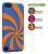 Gecko Swirl Case - To Suit iPod Touch 5 - Blue/Orange