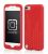 Incipio Microtexture Frequency Case - To Suit iPod Touch 5G - Ruby Red / Scarlet Red