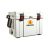 Pelican 45Q-MC Elite Cooler 45 Quart - Dual Handle System (Molded-In & Hinged Handles), Molded-In Tie Downs, Integrated Fish Scale On Lid - White